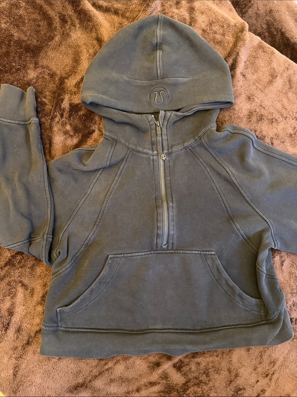 Lululemon Scuba Women's Half-Zip Hooded Pullover - Black